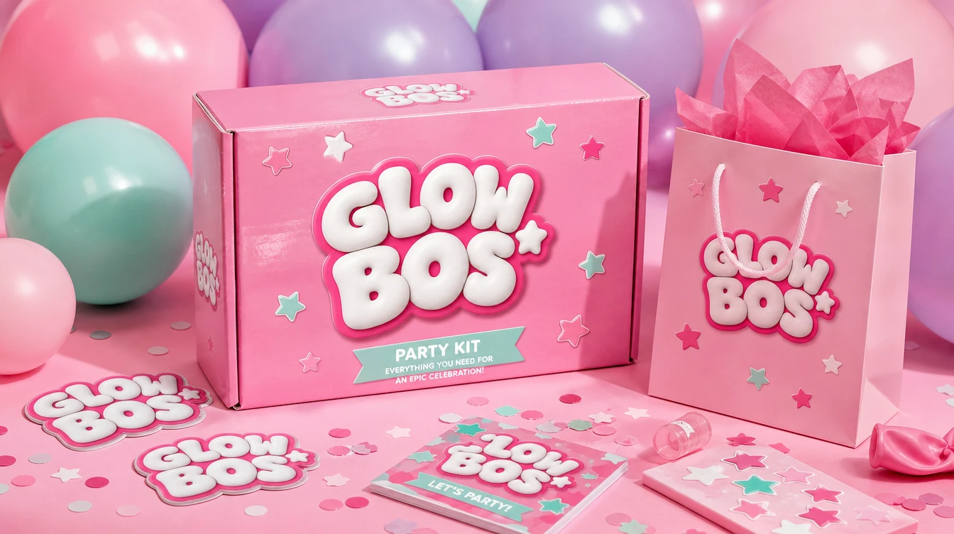 Caixa e sacola Glowbos